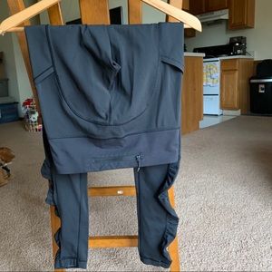 Lululemon Speed Tight Ruffle Leggings Black 2